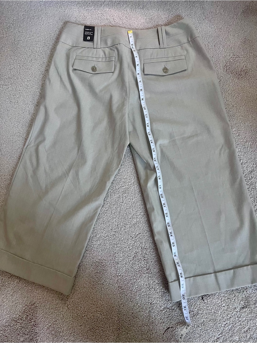 Dress Capri Pants With Spare Buttons — image 4 of 8